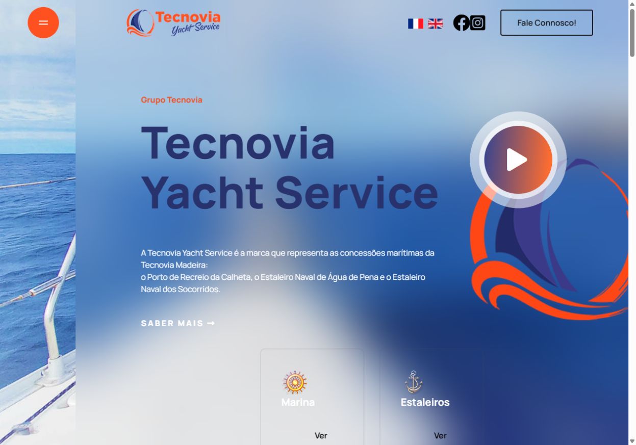Website Tecnovia Yacht Service